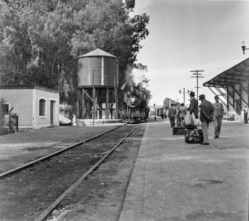 Estación de Ferrocarril de León (diciembre de 1937)