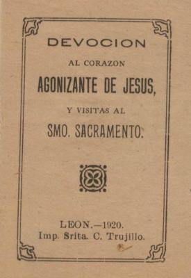 Devoción al Corazón Agonizante de Jesús 
