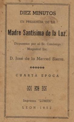 Diez minutos en presencia de la Madre Santísima de la Luz 