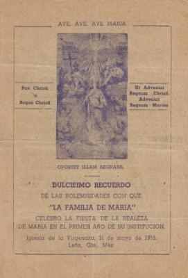 Ave, Ave, Ave María. Dulcísimo Recuerdo de las Solemnidades 
