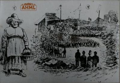 Grabado de La Venta de Santa Isabel 
