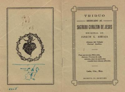 Triduo dedicado al sagrado corazón de Jesús