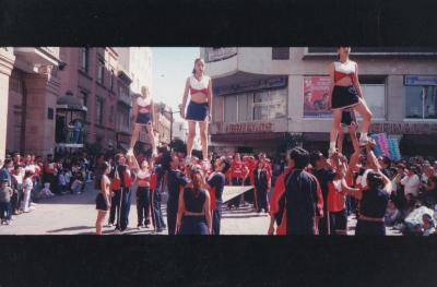 Tabla rítmica realizada por alumnos de la preparatoria ECCA