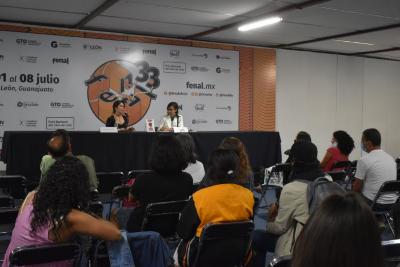 XXXIII Feria Nacional del Libro. Presentación editorial de Aura García Junco