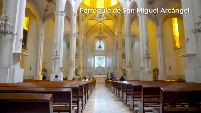 Video clip informativo sobre la Parroquia de San Miguel Arcángel
