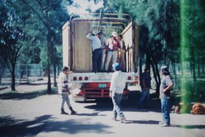 Transportación de especie al zoológico 