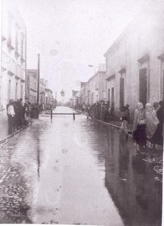 Calle del Oratorio en la inundación de 1888