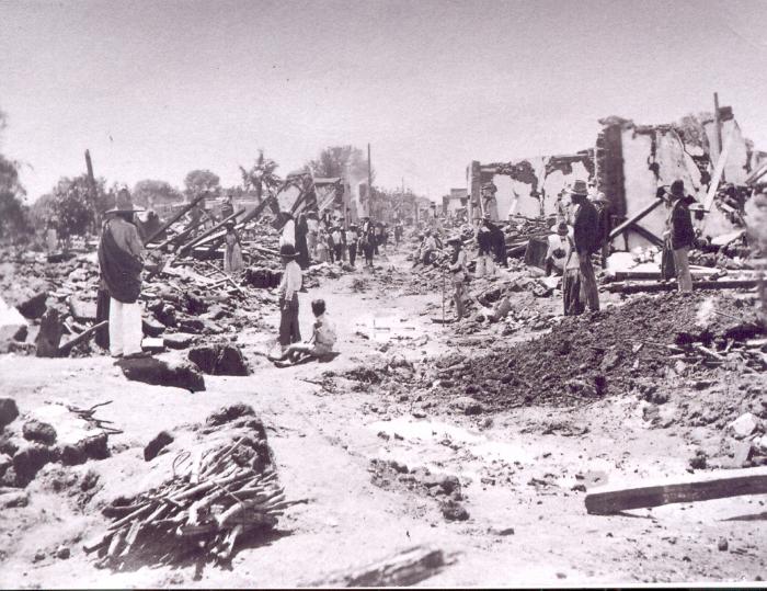 Esquina del Hormiguero en 1888
