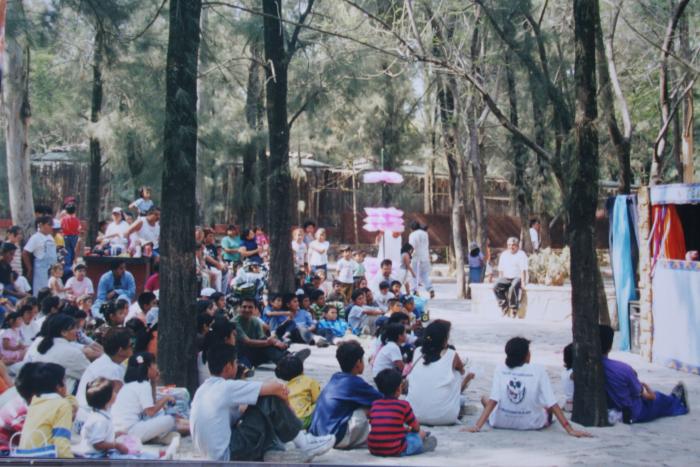 Teatro en explanada del zoológico 