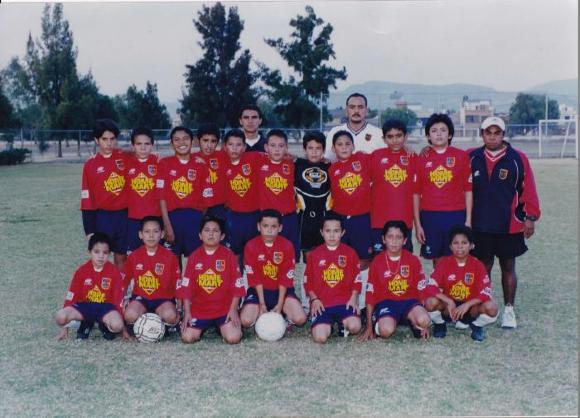 Equipo Atlético Ecca infantil en la década de los 2000