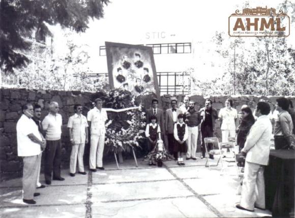 Presidente Municipal Harold Gabriel Appelt  en Honores a los Niños Héroes