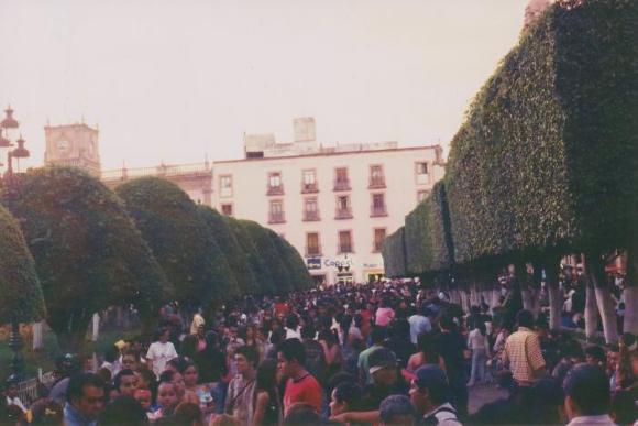 Jardín Principal en combate de flores 