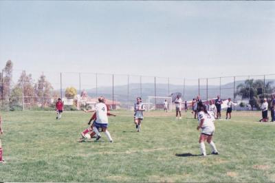 Atlético Ecca femenil en partido amistoso