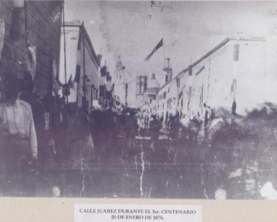 Desfile conmemorativo del tercer centenario de la fundación de León, 1876