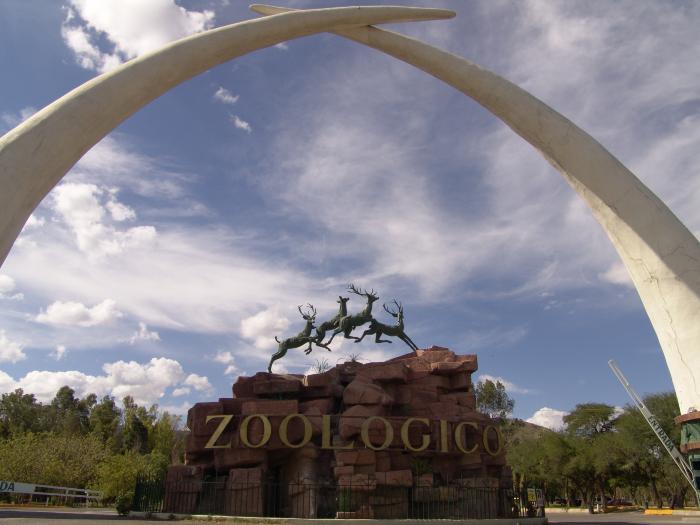 Entrada al zoológico de León 