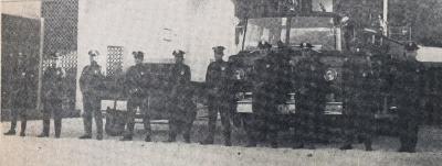Bomberos nueva estación Apolo diciembre 1969