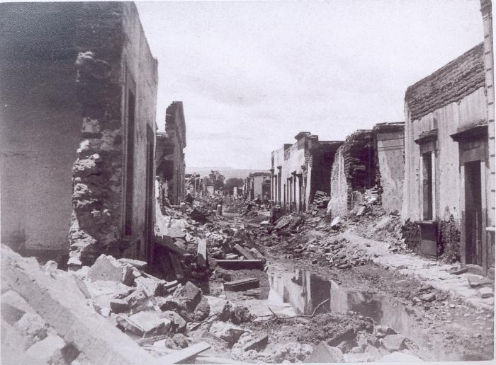 Calle Honda en la inundación de 1888