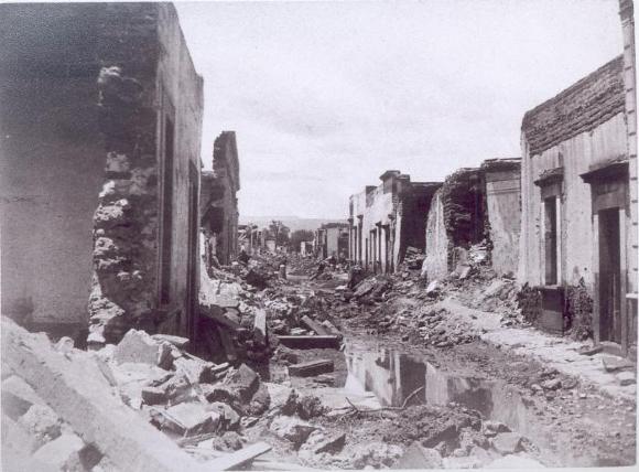 Calle Honda en la inundación de 1888