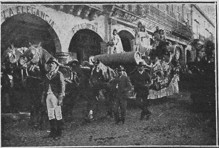 Desfile de las Fiestas de enero de 1909