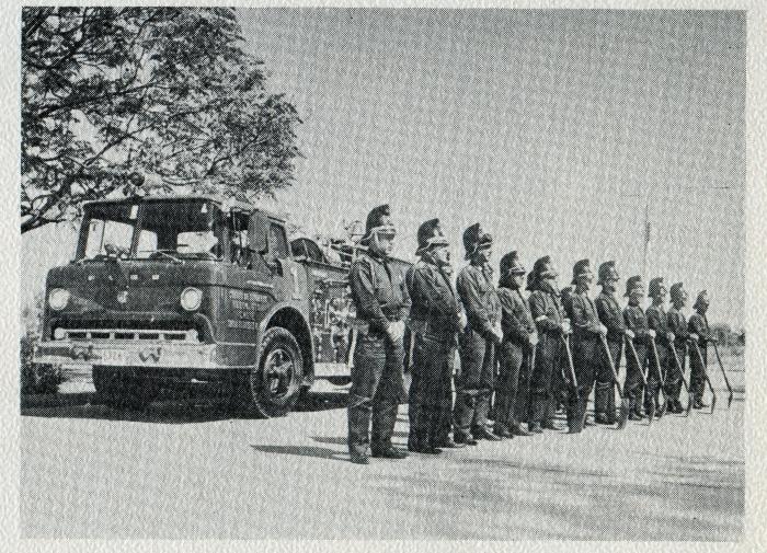 Cuerpo de Bomberos en el año 1969