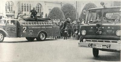 Carros de Bomberos en el año 1964