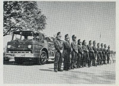 Cuerpo de Bomberos en el año 1969