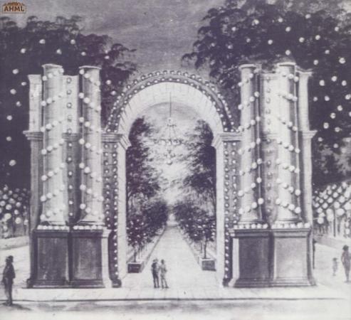 Proyecto Arco de la Calzada de los Héroes, (Ca. 1894)
