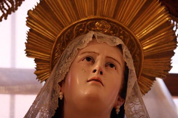 Virgen dolorosa en el Museo de Arte Sacro de León