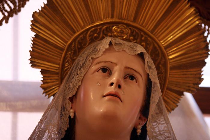 Virgen dolorosa en el Museo de Arte Sacro de León