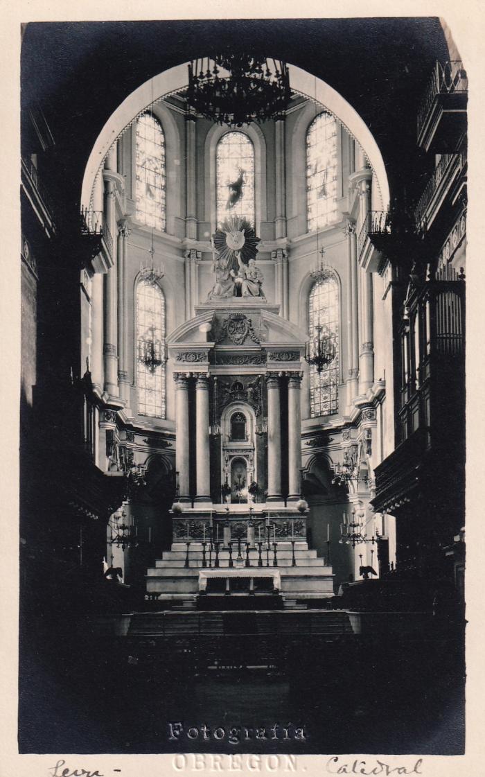 Altar mayor de la Catedral Basílica de León, ca.1925