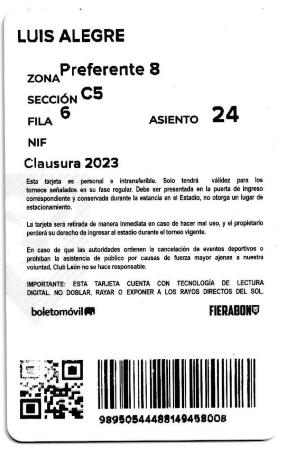 Fierabono Preferente 8 del Torneo Clausura 2023