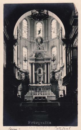 Altar mayor de la Catedral Basílica de León, ca.1925