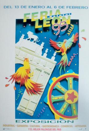 Póster de la Feria de León de 1995