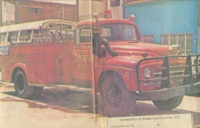 Extinguidora de León donada a los Bomberos de Silao 