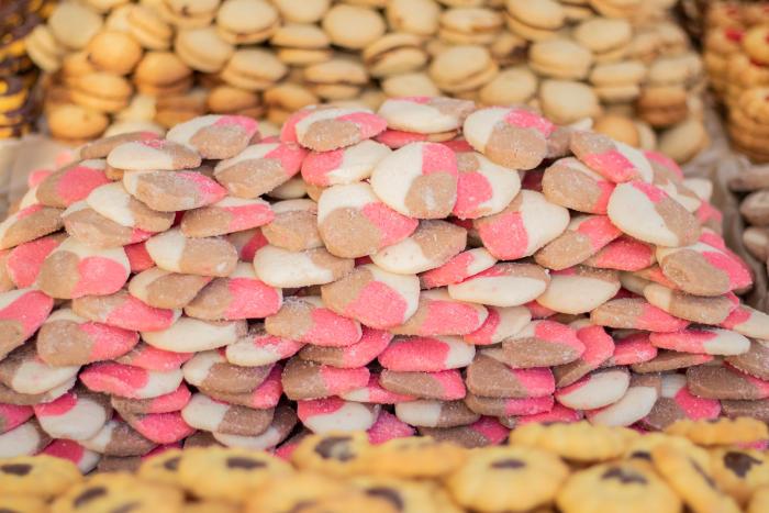 Polvorones tricolor
