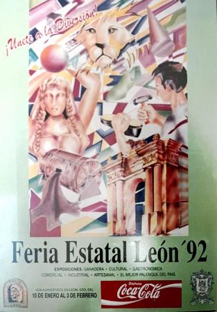 Póster de la Feria de León de 1992