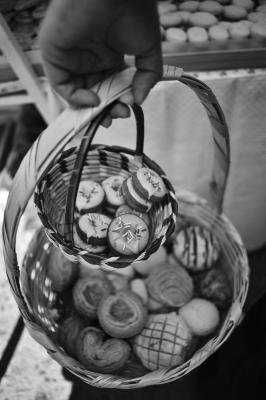 Canastas con panecitos de San Nicolás