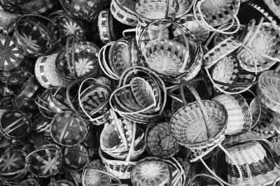 Canastas de mimbre para panecitos 