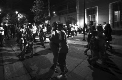 Baile durante el festejo a San Nicolás de Tolentino 