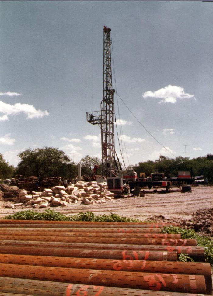 Perforación de pozo para el acueducto La Muralla