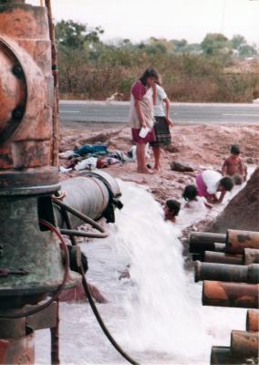 Familias beneficiadas por pozo artesiano en León 