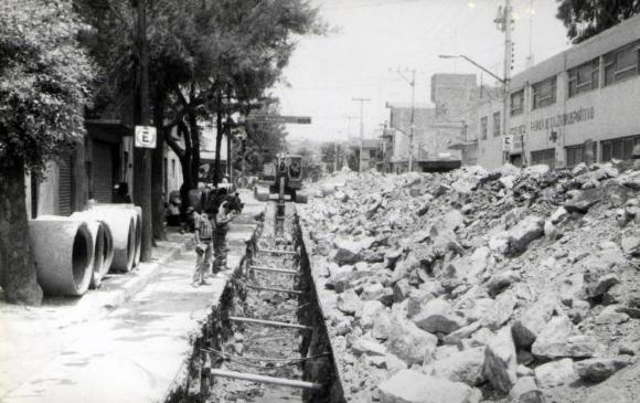 Nuevo drenaje pluvial en la colonia industrial