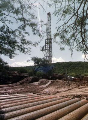 Perforación de pozo para el acueducto La Muralla