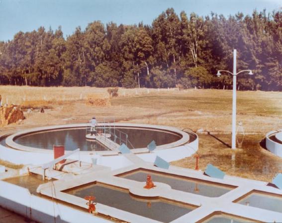 Antigua planta potabilizadora de la presa El Palote