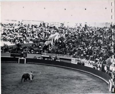 Corrida de toros en la plaza La Luz