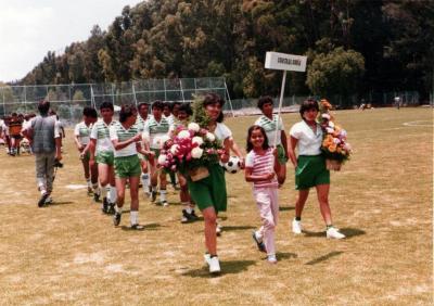 Entrada de equipo de futbol SAPAL en torneo 