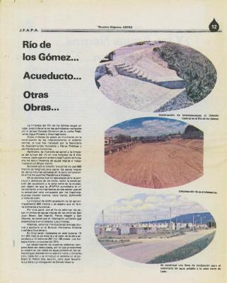 Río de los Gómez acueducto