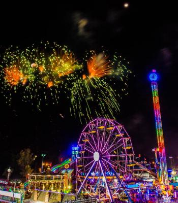 Juegos mecánicos de la Feria Estatal de León 2015