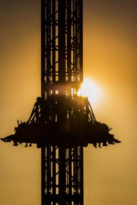 Juego mecánico de la Feria Estatal de León 2015