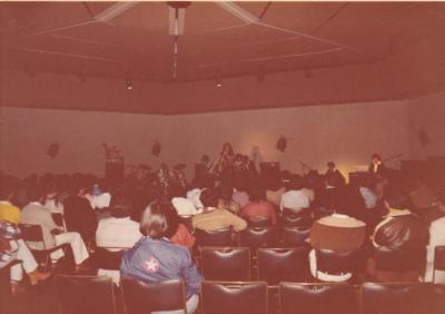 Presentación de Raquel Olmedo en la Sala Polivalente del Teatro Doblado
